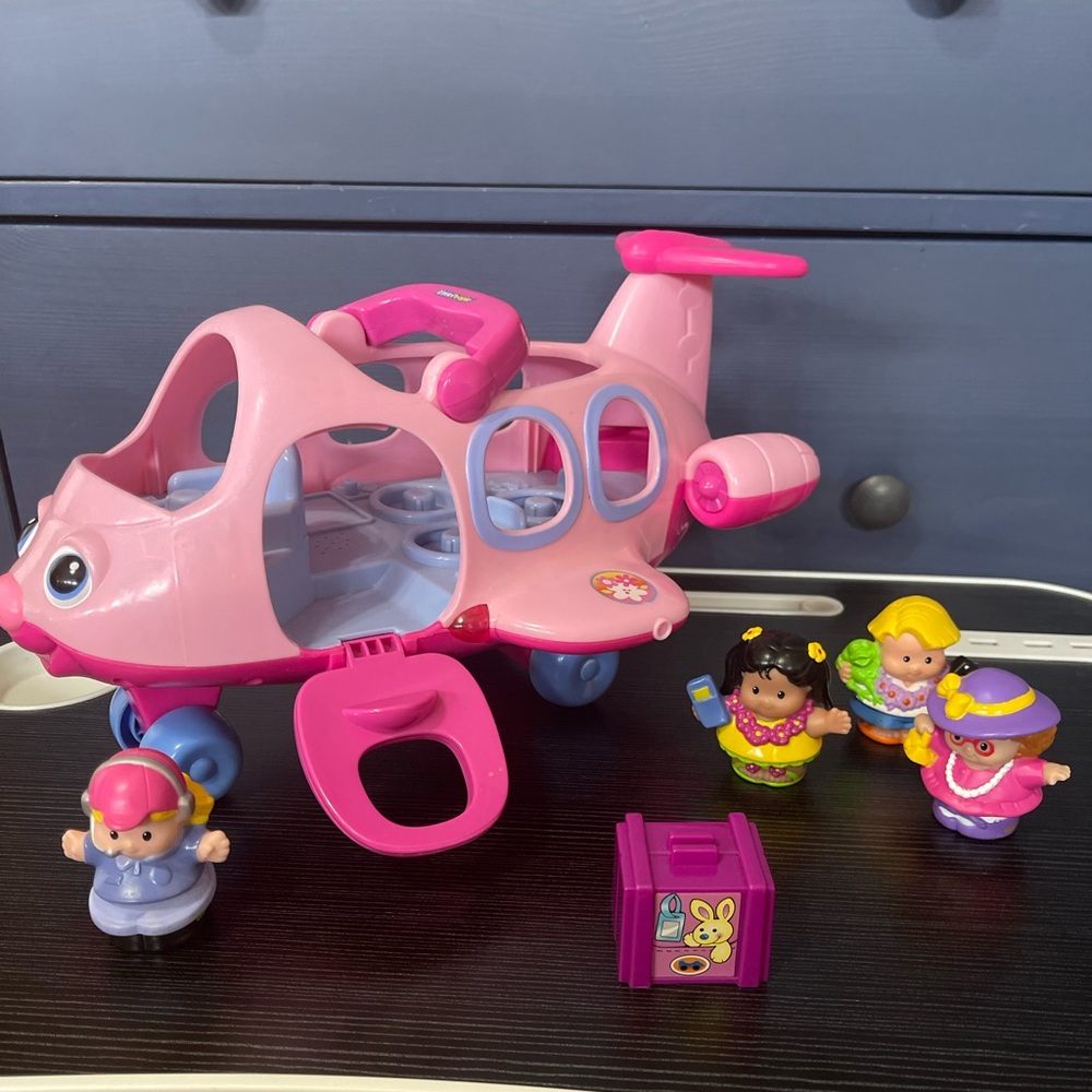 Little People Lil' Movers Pink Airplane